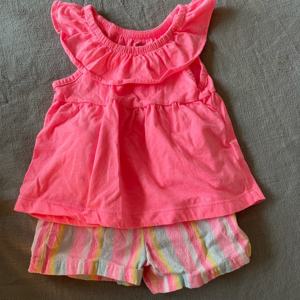 Girl Toddler Carters shorts set